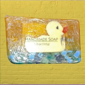 Primal Elements Rubber Duck Soap 3 Bars Set Shrinkwrap Gift Kids Baby Shower